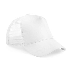 Beechfield Childrens/Kids Trucker Cap / White